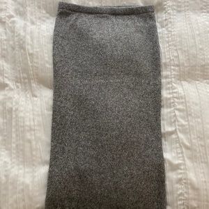 Express Gray Pencil Skirt